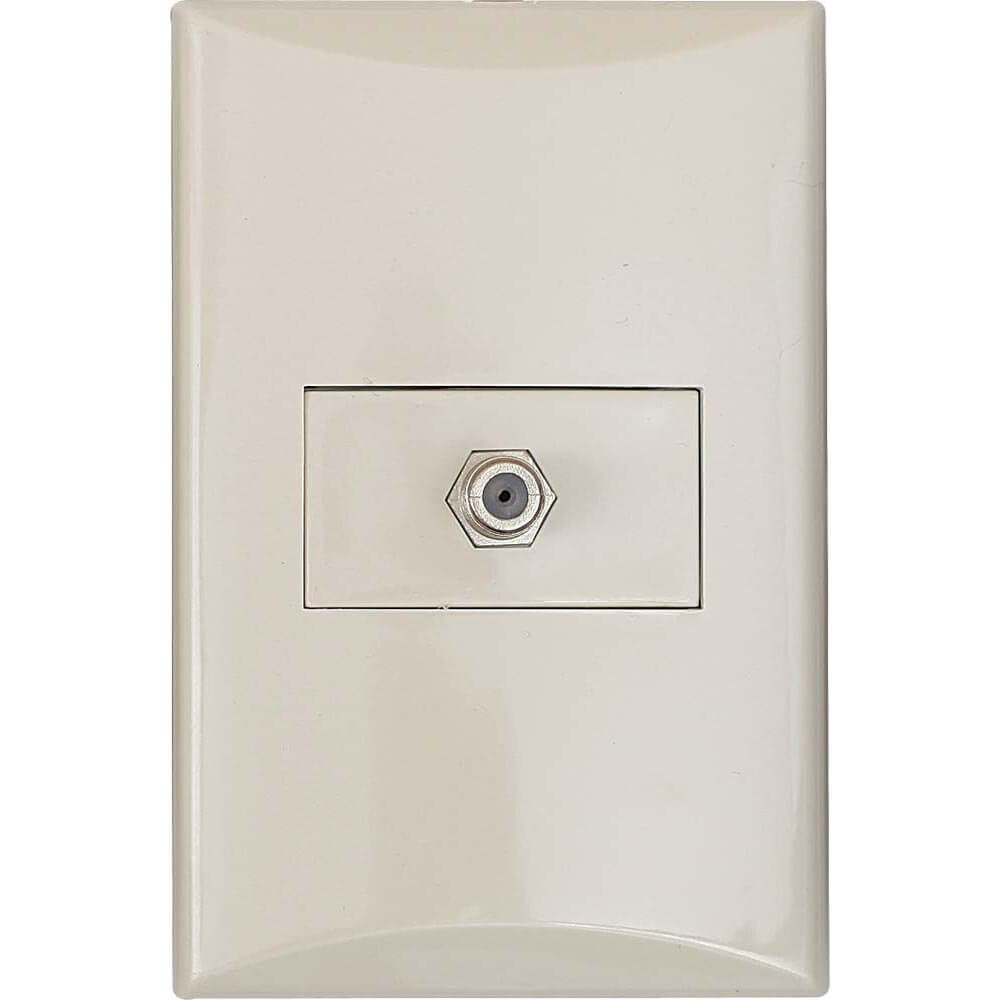 EAGLE TOMA TV COAXIAL #1007V PLATA