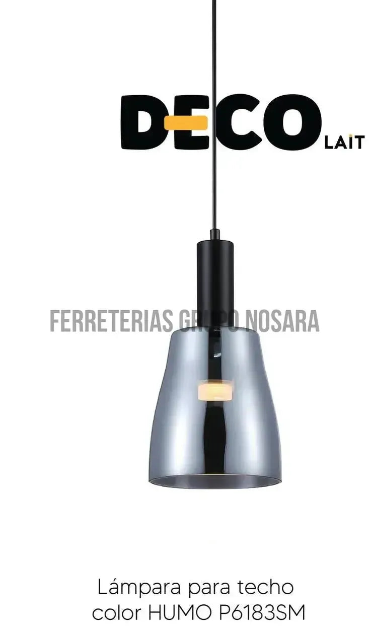 DECOLAIT LAMPARA TECHO HUMO P6183SM-