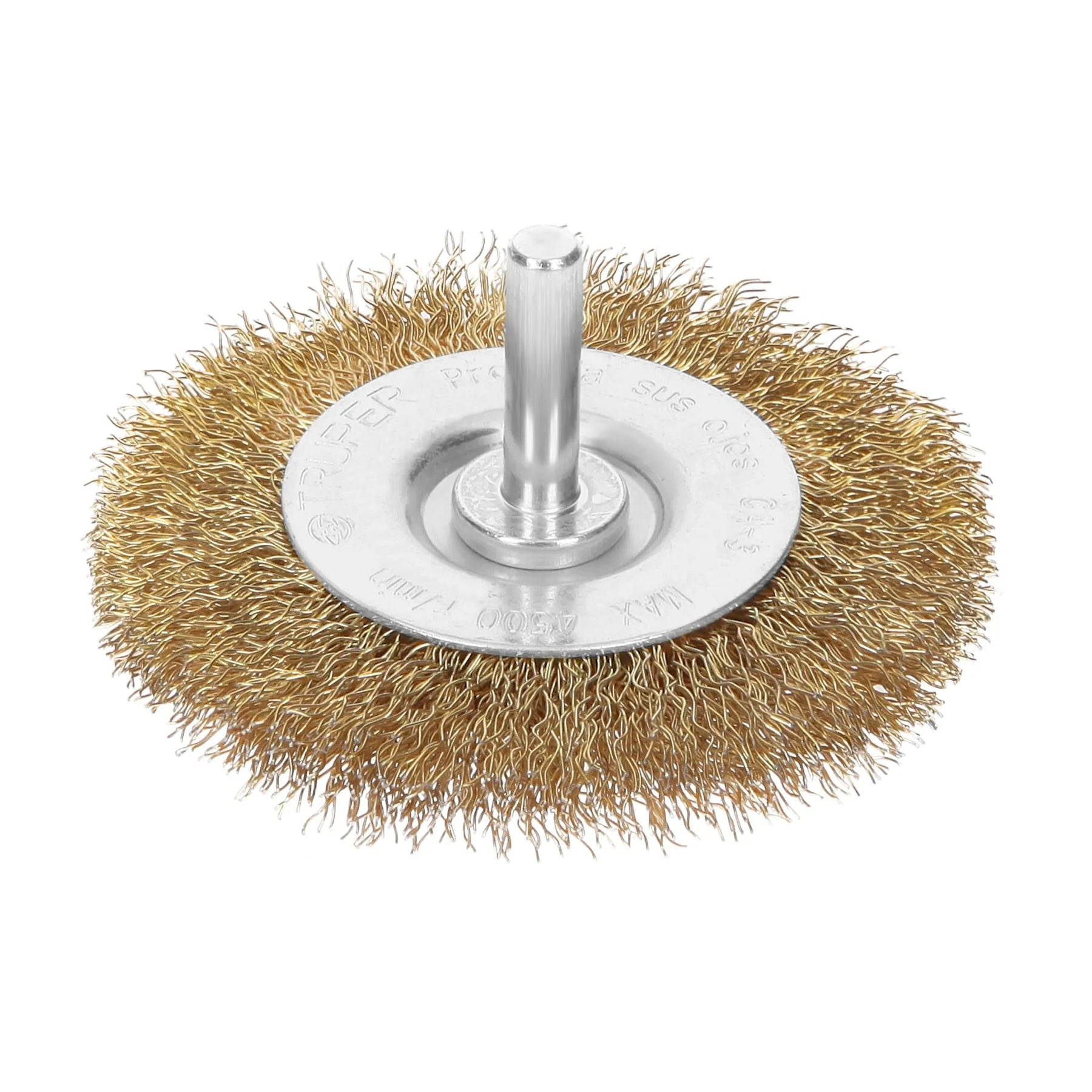 Carda circular 3" alambre grueso para taladro, Truper / 11570