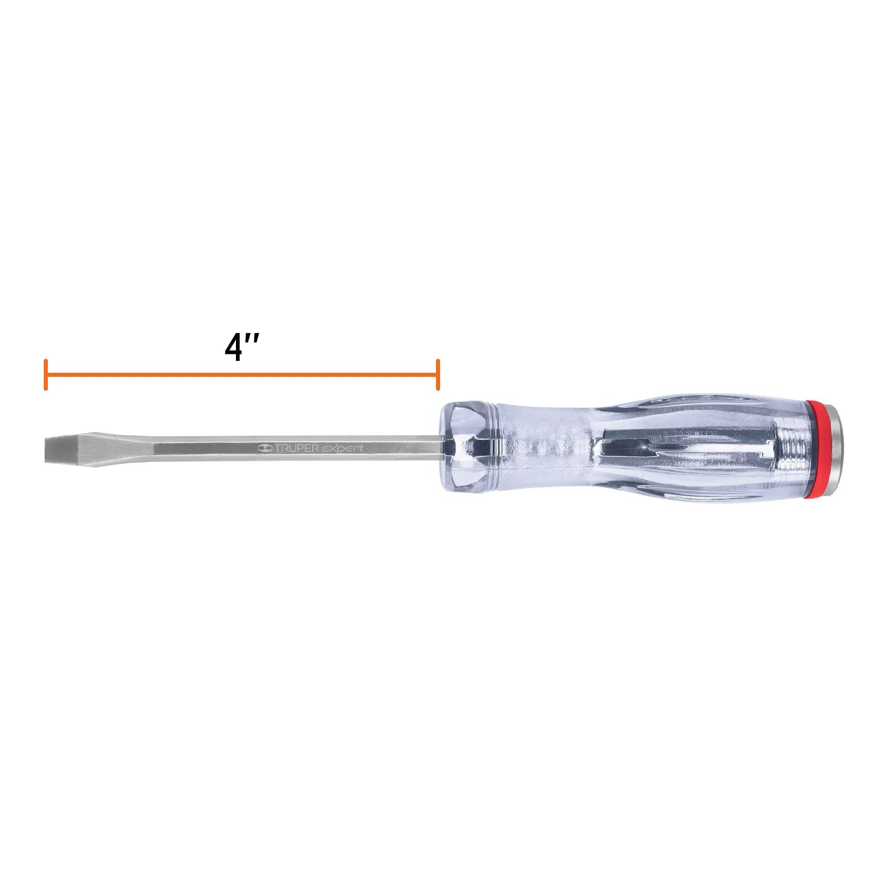 Desatornillador plano de golpe 1/4" x 4" Truper GO-1/4X4P / 14158-
