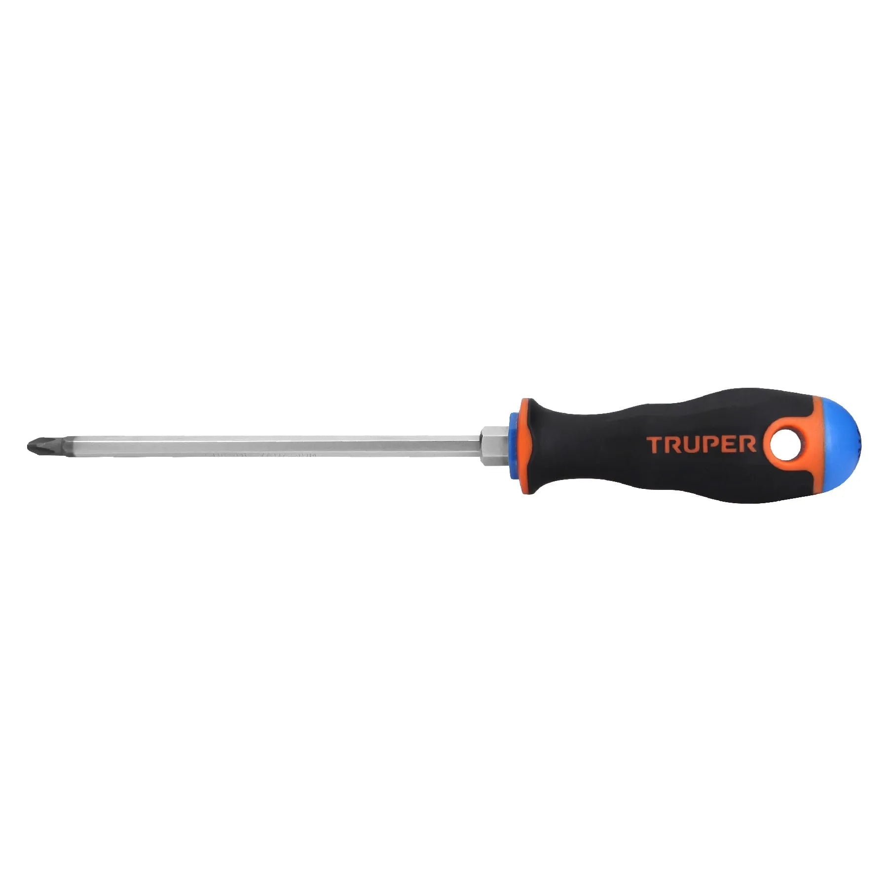 Desarmador de cruz 1/4" x 6" mango Comfort Grip, Truper / 14079-
