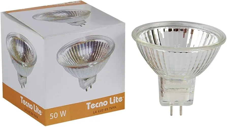 TECNO LITE BOMBILLO MR16 12V 50W CLARO
