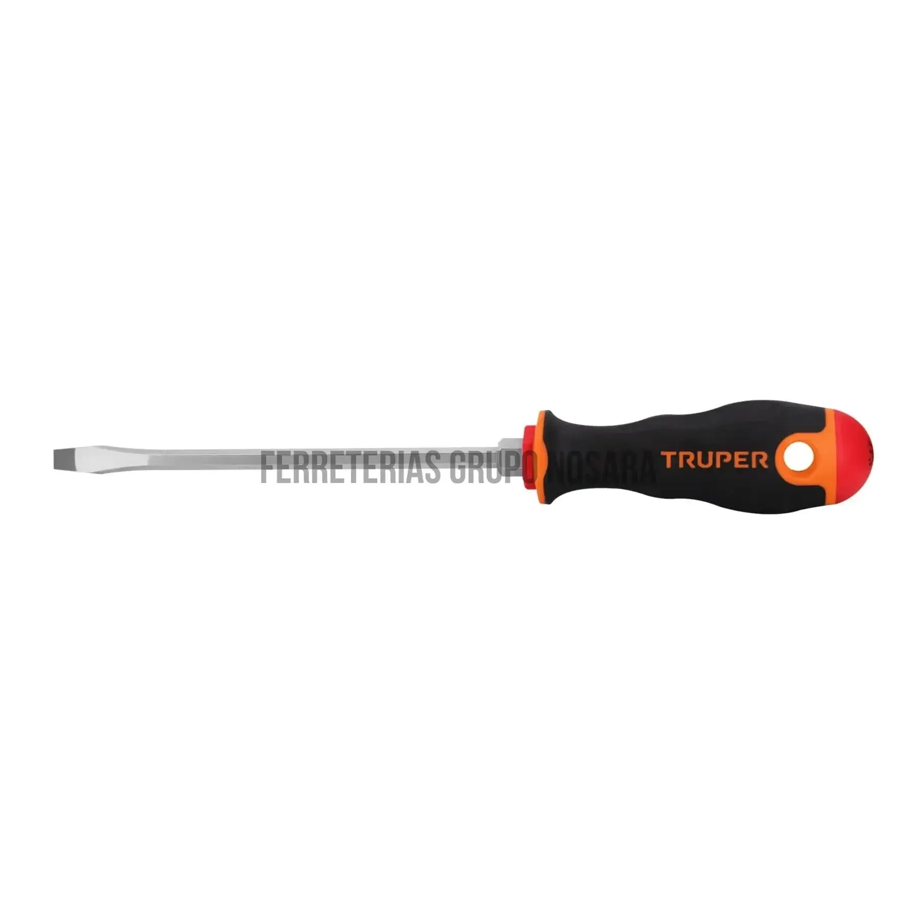 Desarmador plano 1/4" x 6" mango Comfort Grip, Truper / 14000-