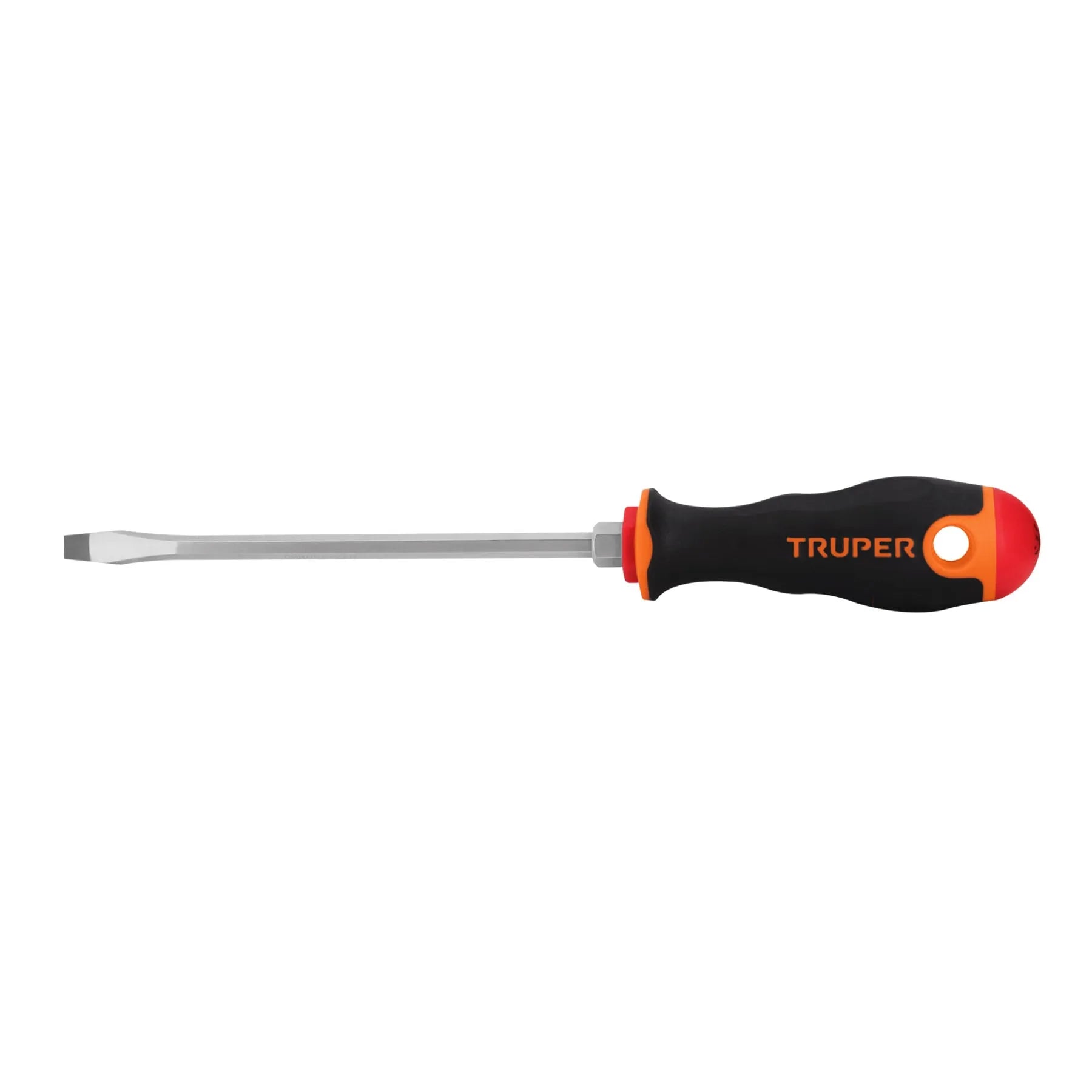 Desarmador plano 1/4" x 6" mango Comfort Grip, Truper / 14000-