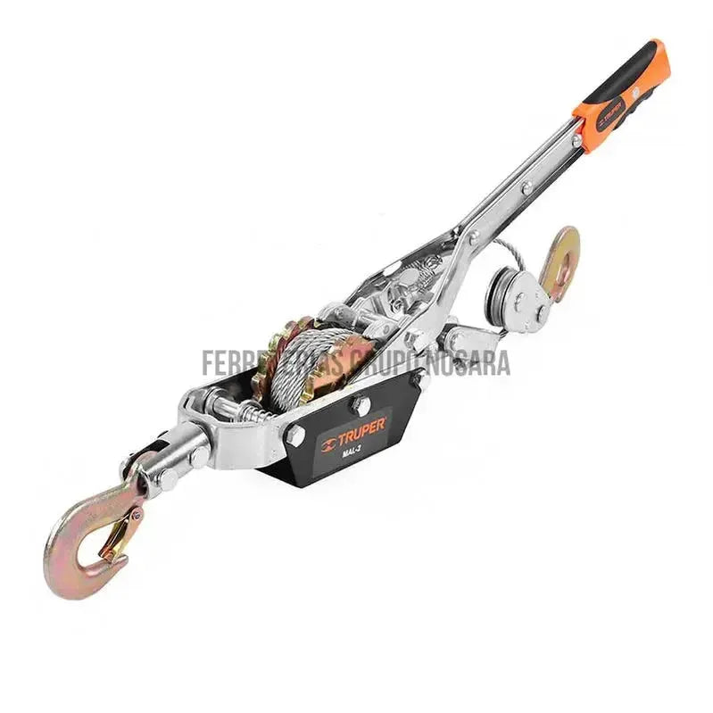 TRUPER TECLE C/CABLE 2TONELADA 14725-