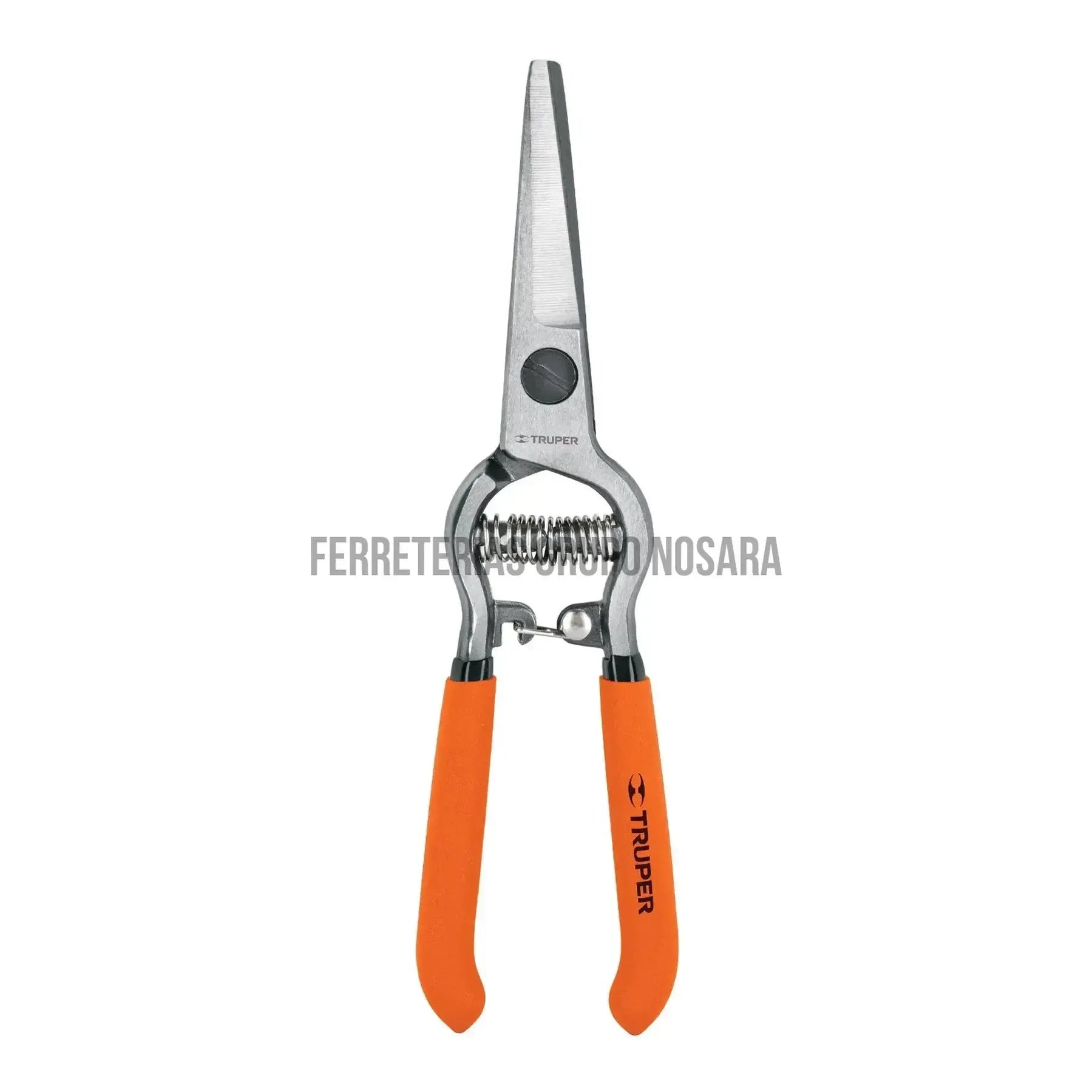 Tijera forjada para poda 8", curva, corte de uva, Truper / 18457-