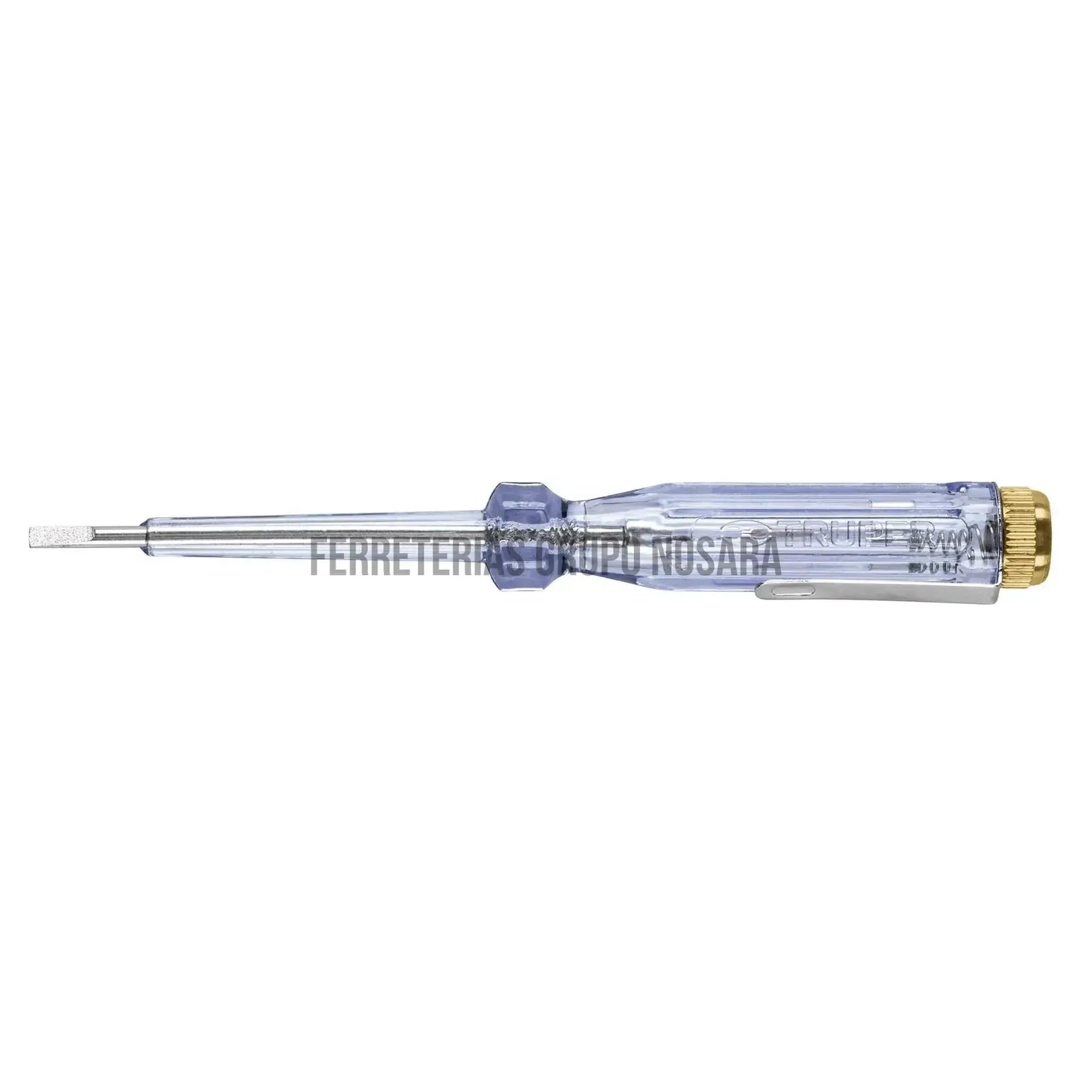Probador de circuitos 14 cm de corriente alterna, Truper / 13988-