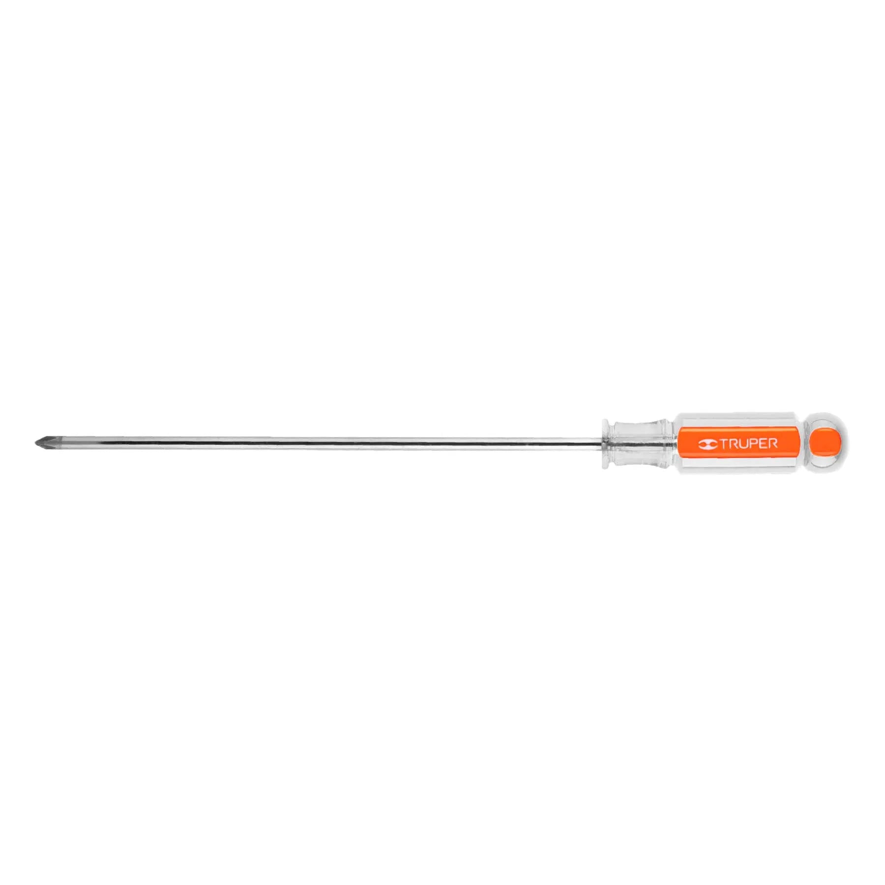 Desarmador de cruz 3/16" x 8" mango de acetato, Truper / 14068-