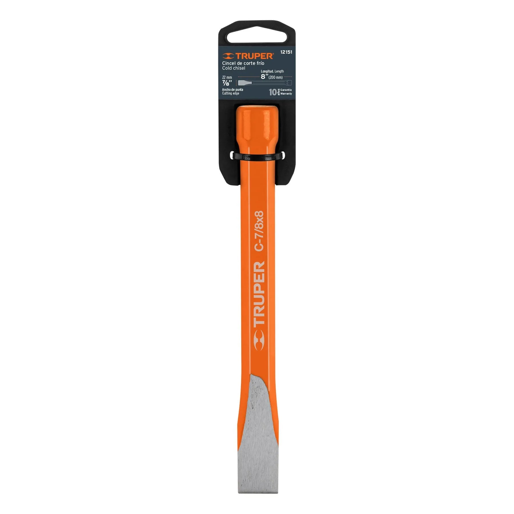 Cincel de corte frío de 7/8 X 8 TRUPER / 12151-
