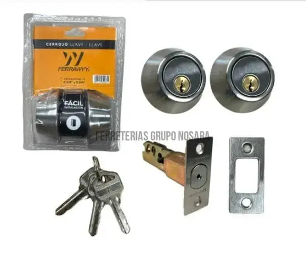 CERRADURA LLAVE-LLAVE 102AB CH102AB FERRAWYY UYUSTOOLS-