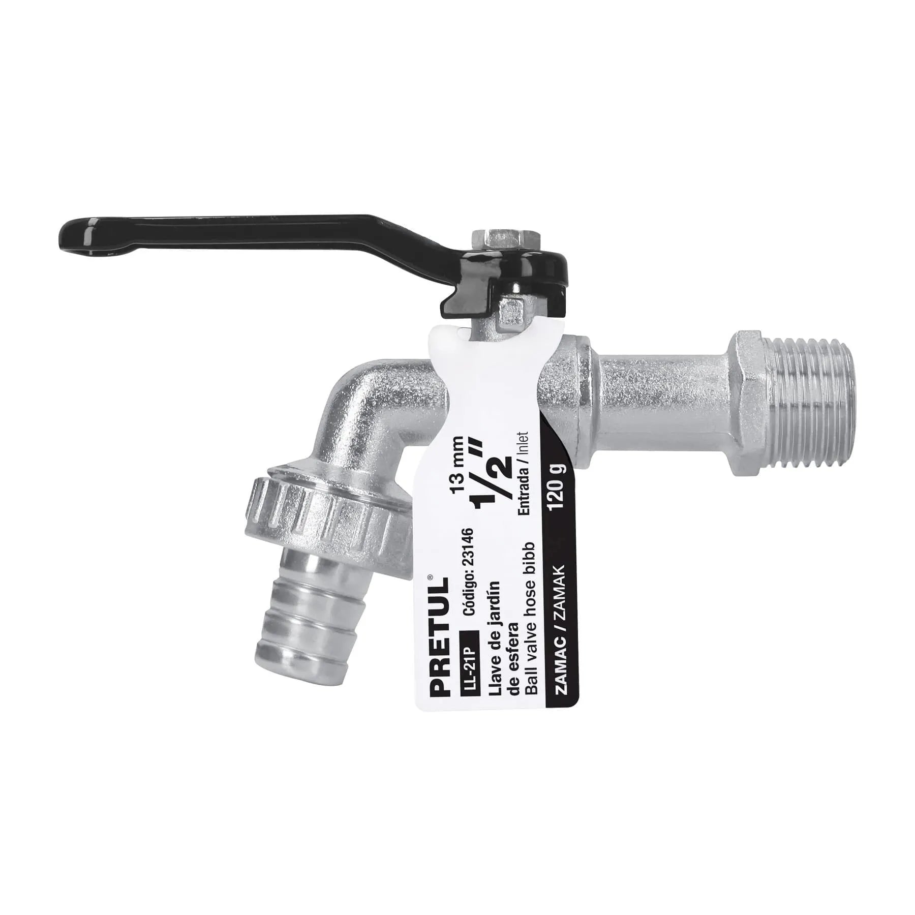 TRUPER LLAVE CHORRO 1/2 BOLA PRETU 23146
