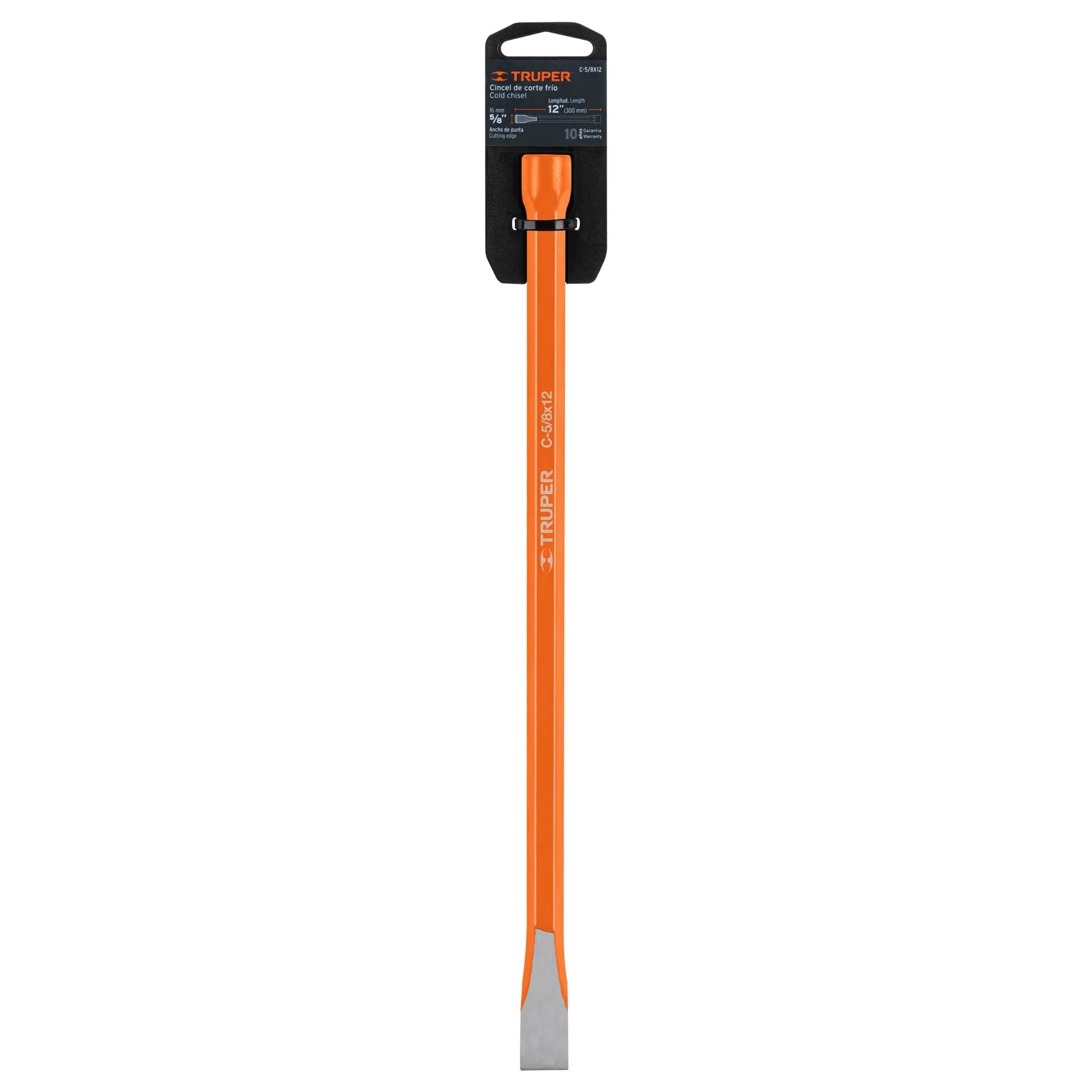 Cincel de corte frío de 5/8 X 12 TRUPER / 12136-