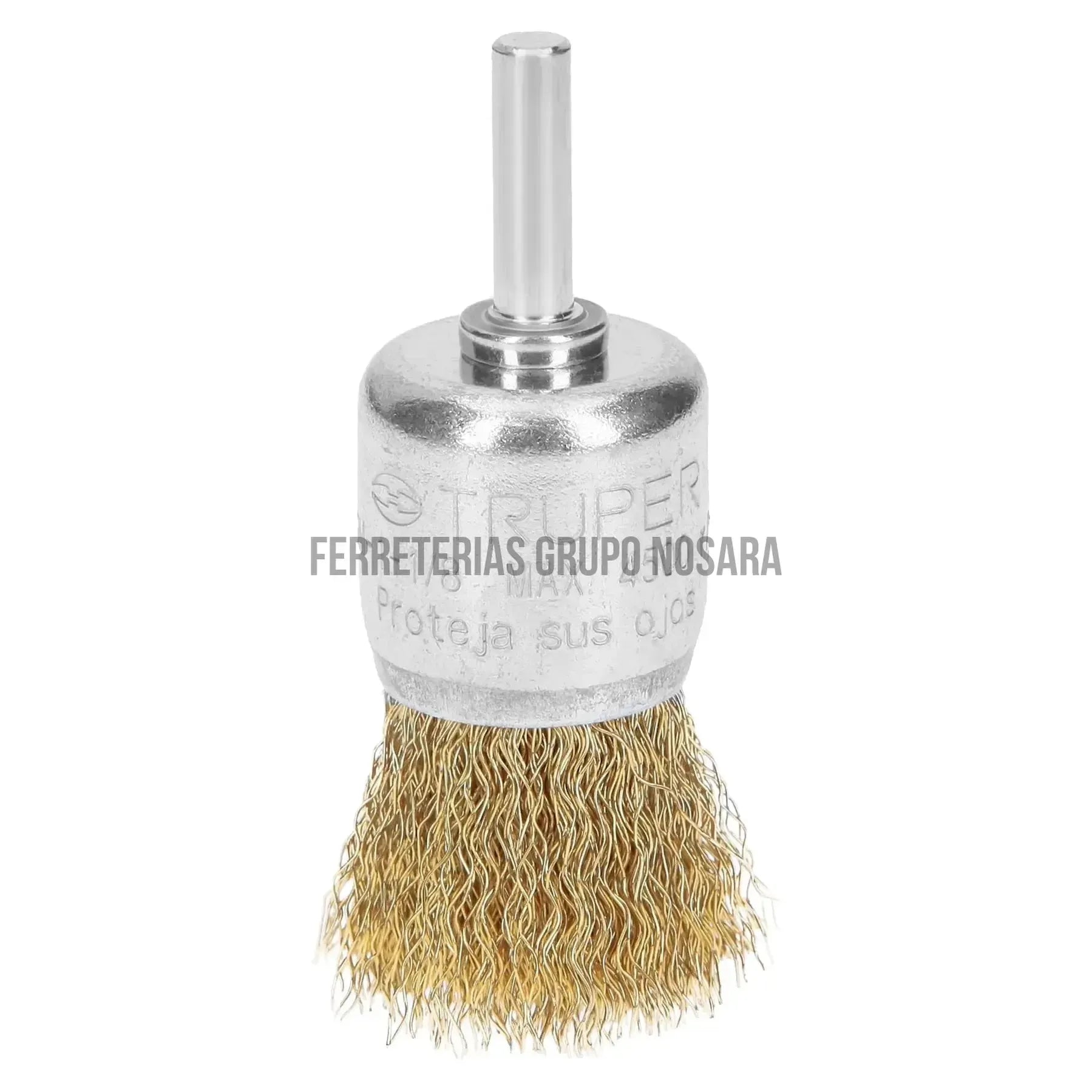 Carda de copa 1-1/8" alambre grueso para taladro, Truper / 11596-