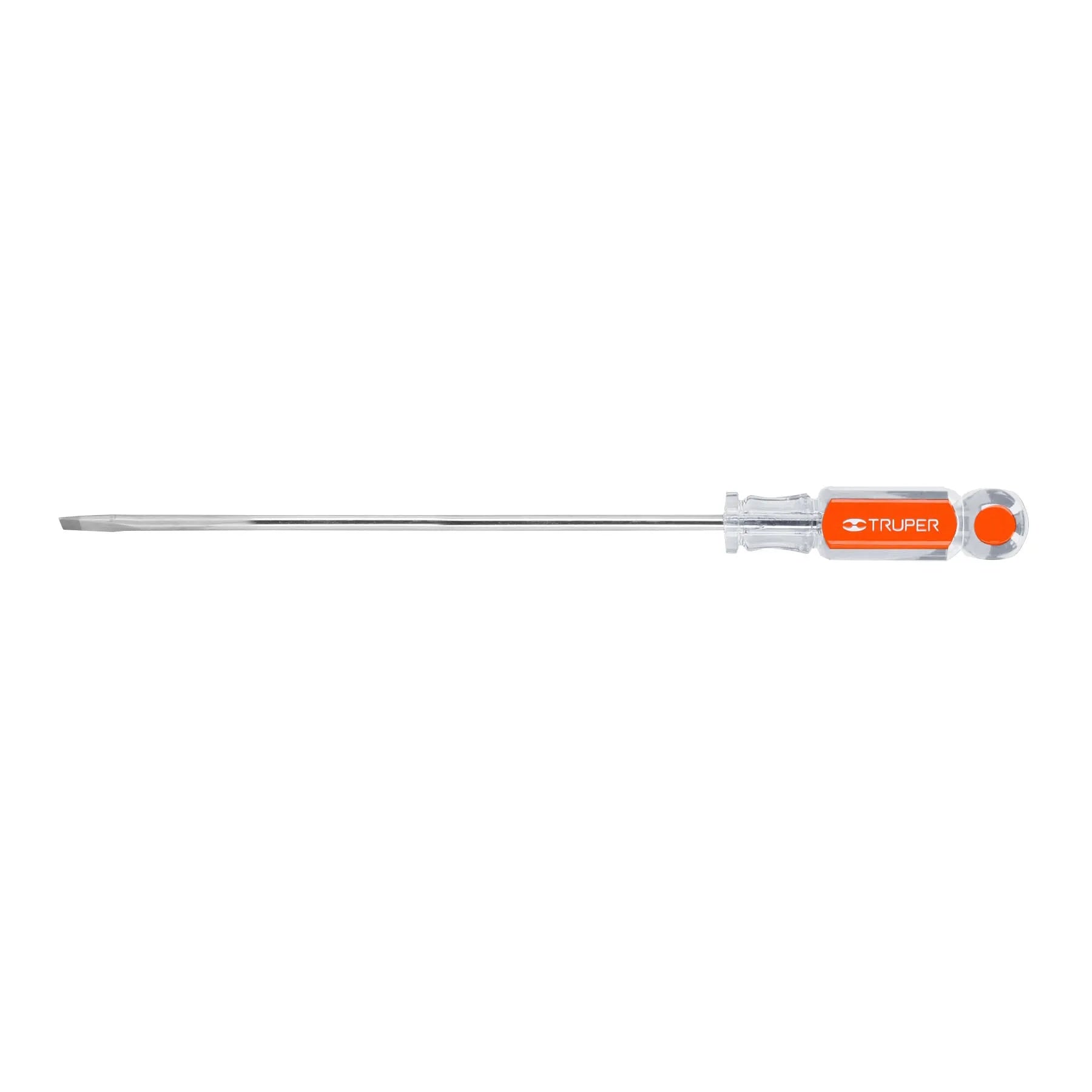 Desarmador cabinet 3/16" x 8" mango de acetato, Truper / 14041-