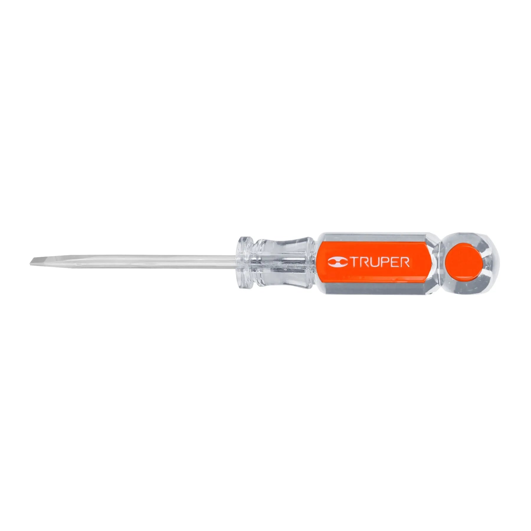 Desarmador cabinet 3/16" x 3" mango de acetato, Truper / 14029-