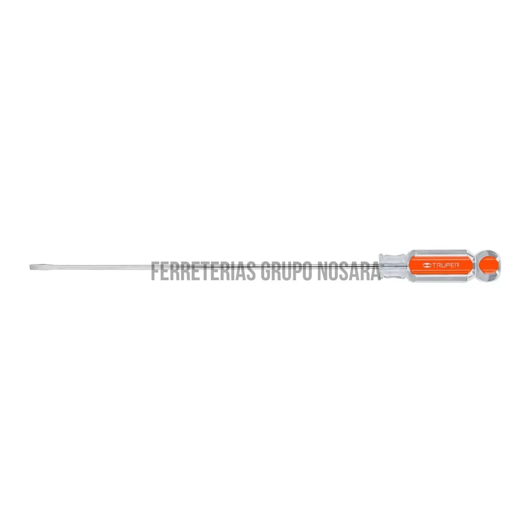 Desarmador cabinet 1/8" x 8" mango de acetato, Truper / 14026-