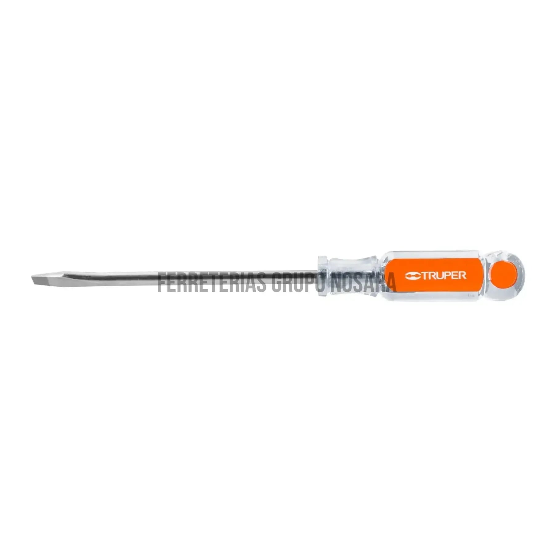 Desarmador plano 5/16" x 6" mango de acetato, Truper / 14002-