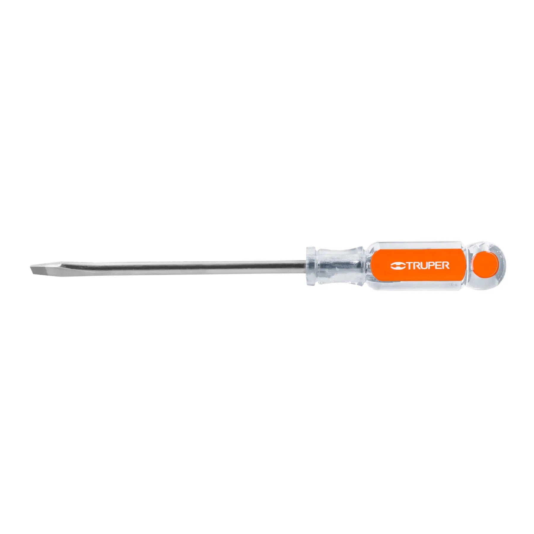 Desarmador plano 5/16" x 6" mango de acetato, Truper / 14002-