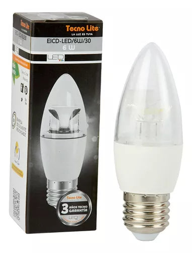 TECNO LITE BOMB VELA EICD-LED/6W/30