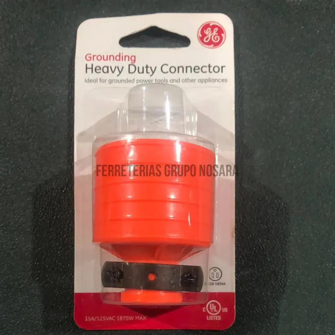 ENCHUFE HEMBRA PESADO NARANJA 18190 GE-