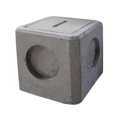 CAJA DE REGISTRO CONCRETO CUADRADA 33x33