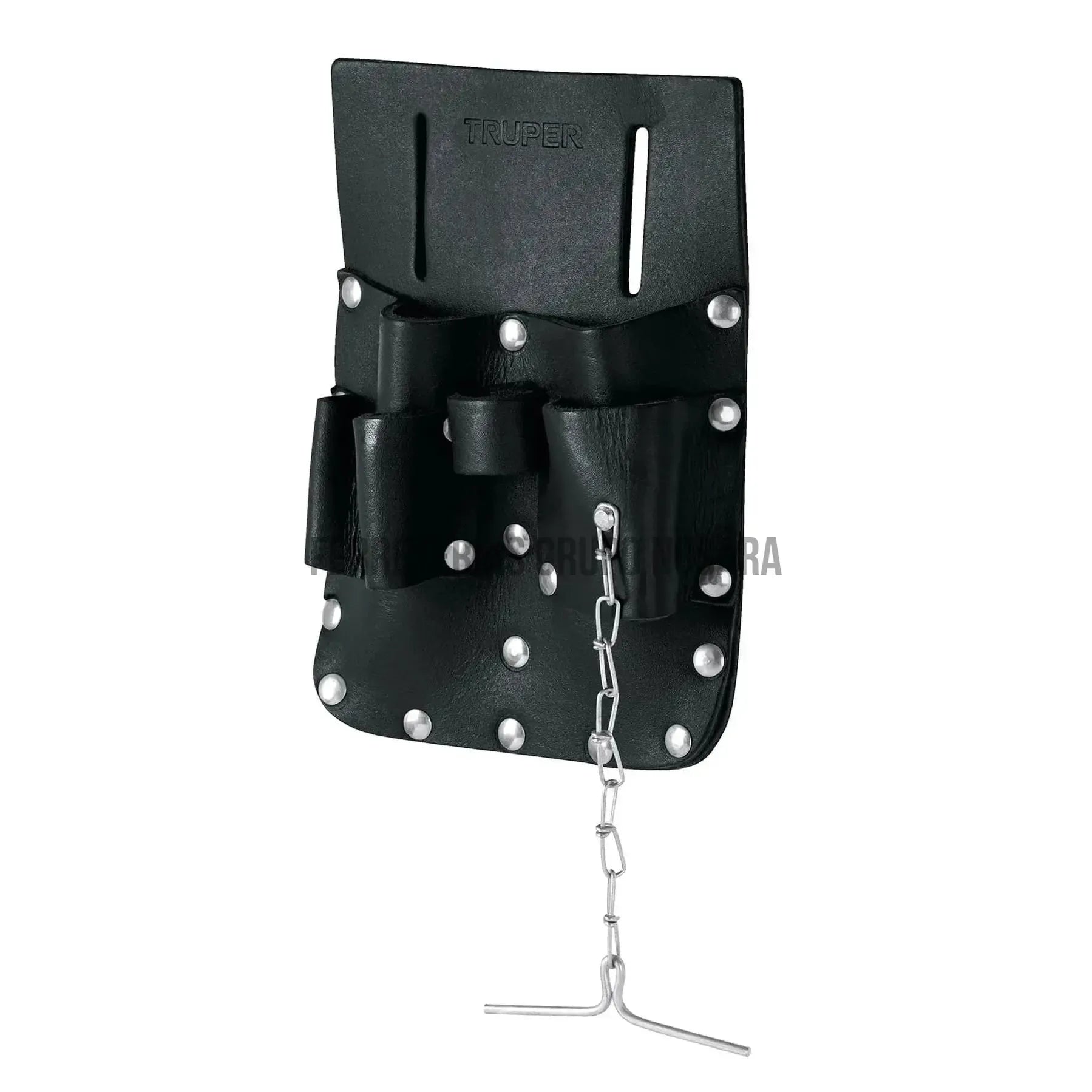 Porta herramientas de cuero con 7 compartimentos, Truper / 11515-