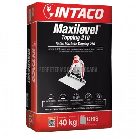 MAXIMIX TOPPING MAXILEVEL210 40KG INTACO-