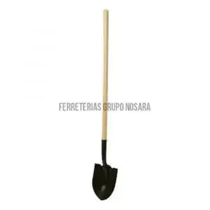 Pala punta ronda combat mango largo 50"-