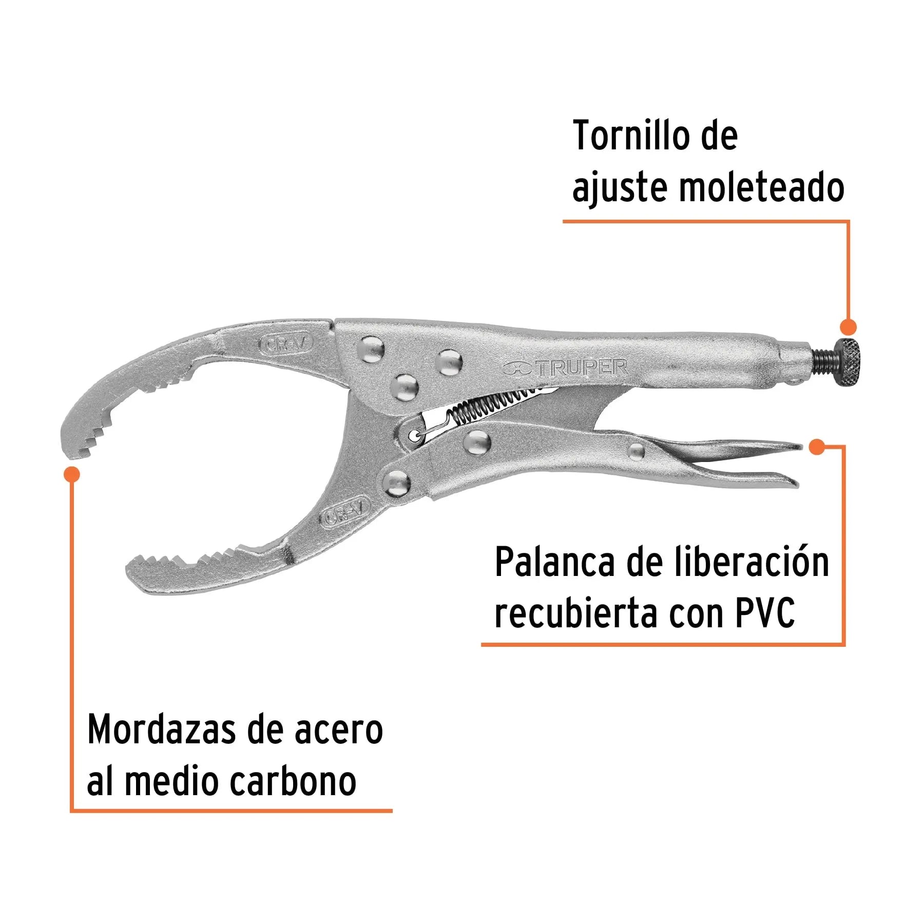 PINZA DE PRESION 9 PARA FILTROS DE ACEITE TRUPER / 17446-