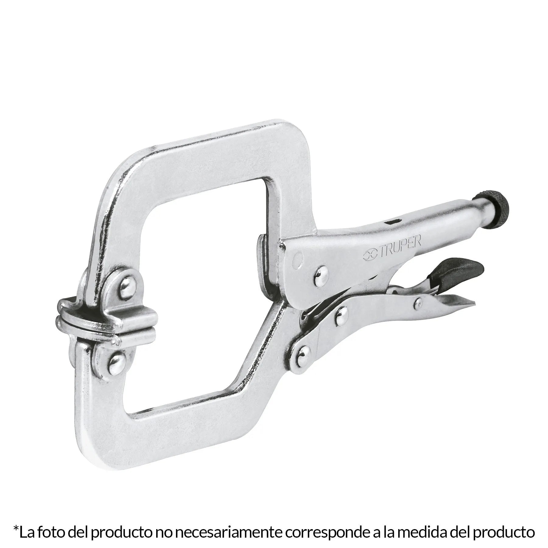 Pinza de presión 11' tipo 'C' con mordaza autoajustable / 17427-