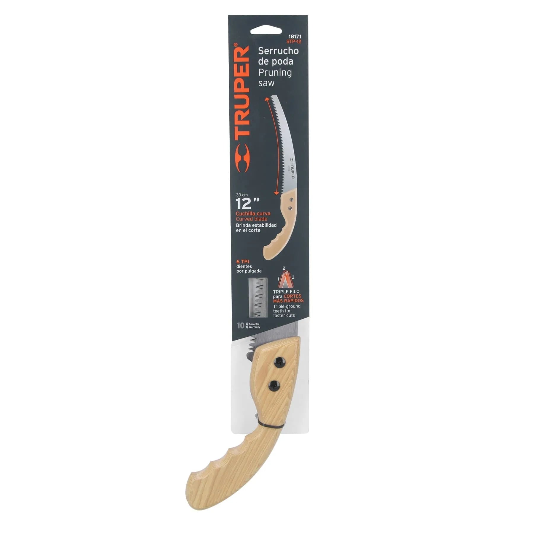 TRUPER SERRUCHO P/PODAR 12" STP- 18171-