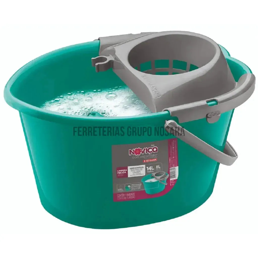 Novica Balde Plástico con Escurridor, 14L-