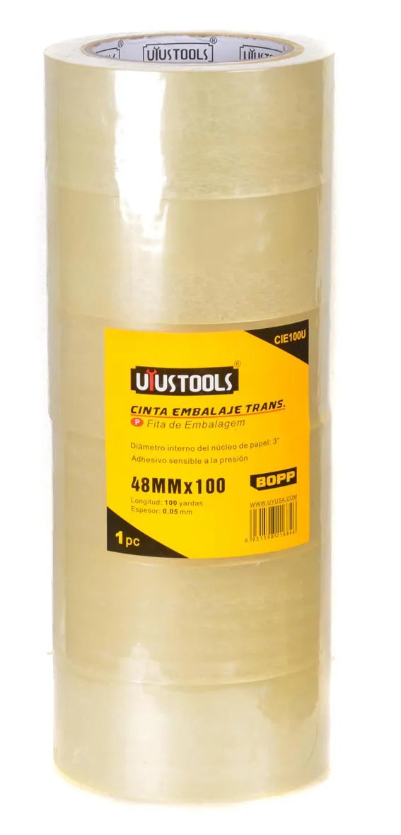 CINTA EMBALAJE TRANS.48MM×100YARDA UYU