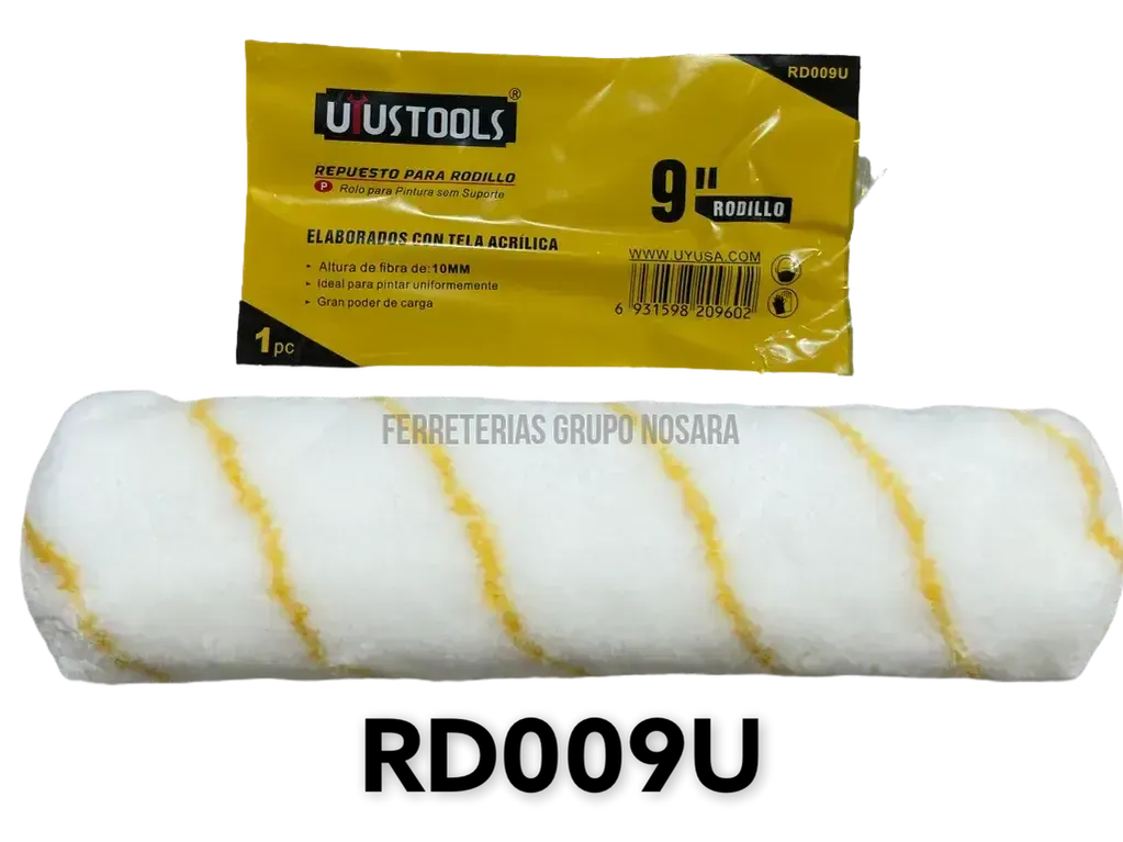 UYUSTOOLS FELPA BLANCA MULTIUSO 1/2’X 9 (C 100 PZ)-
