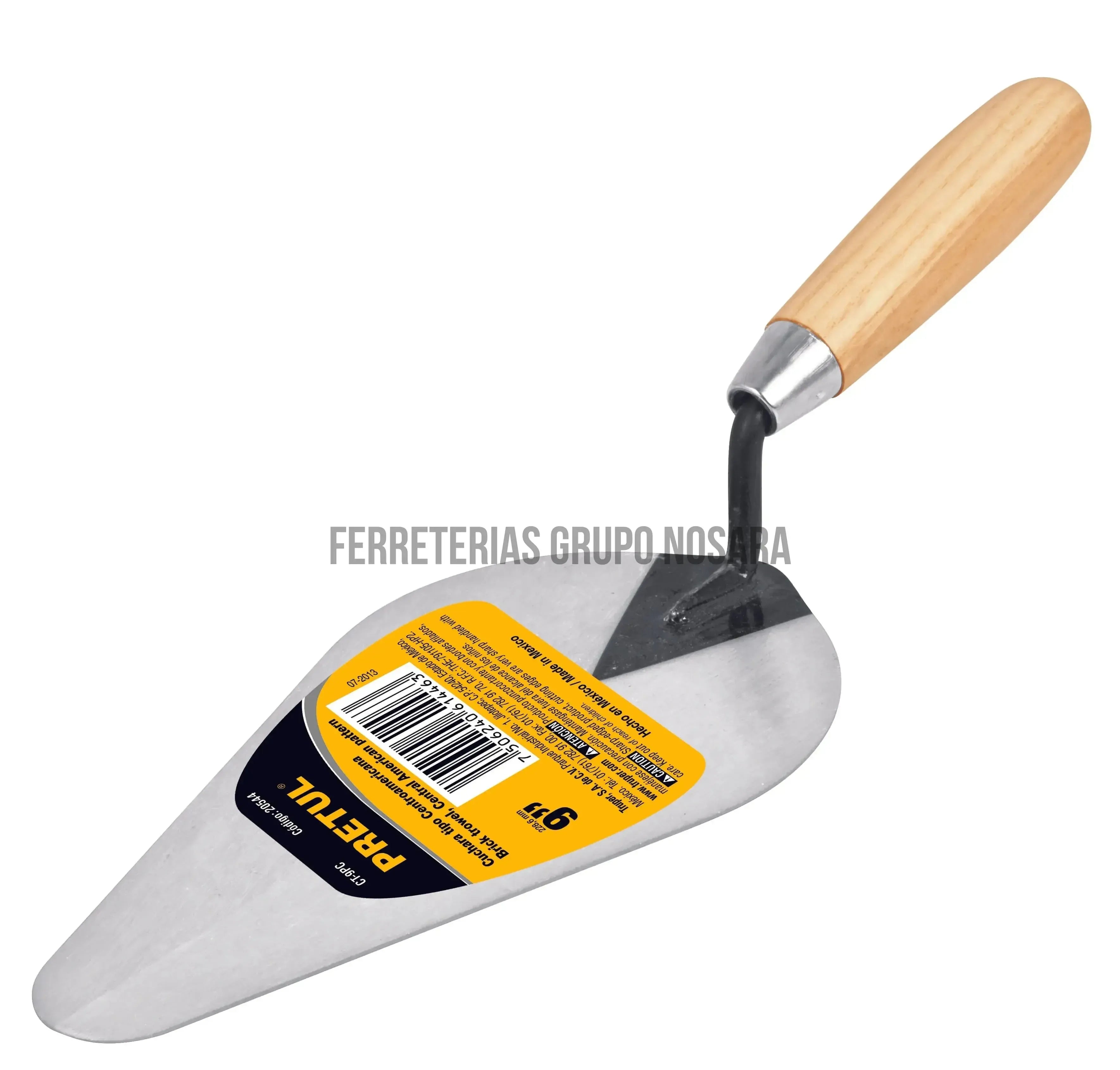 CUCHARA PARA ALBAÑIL 9 CT-9PC PRETUL 20544-