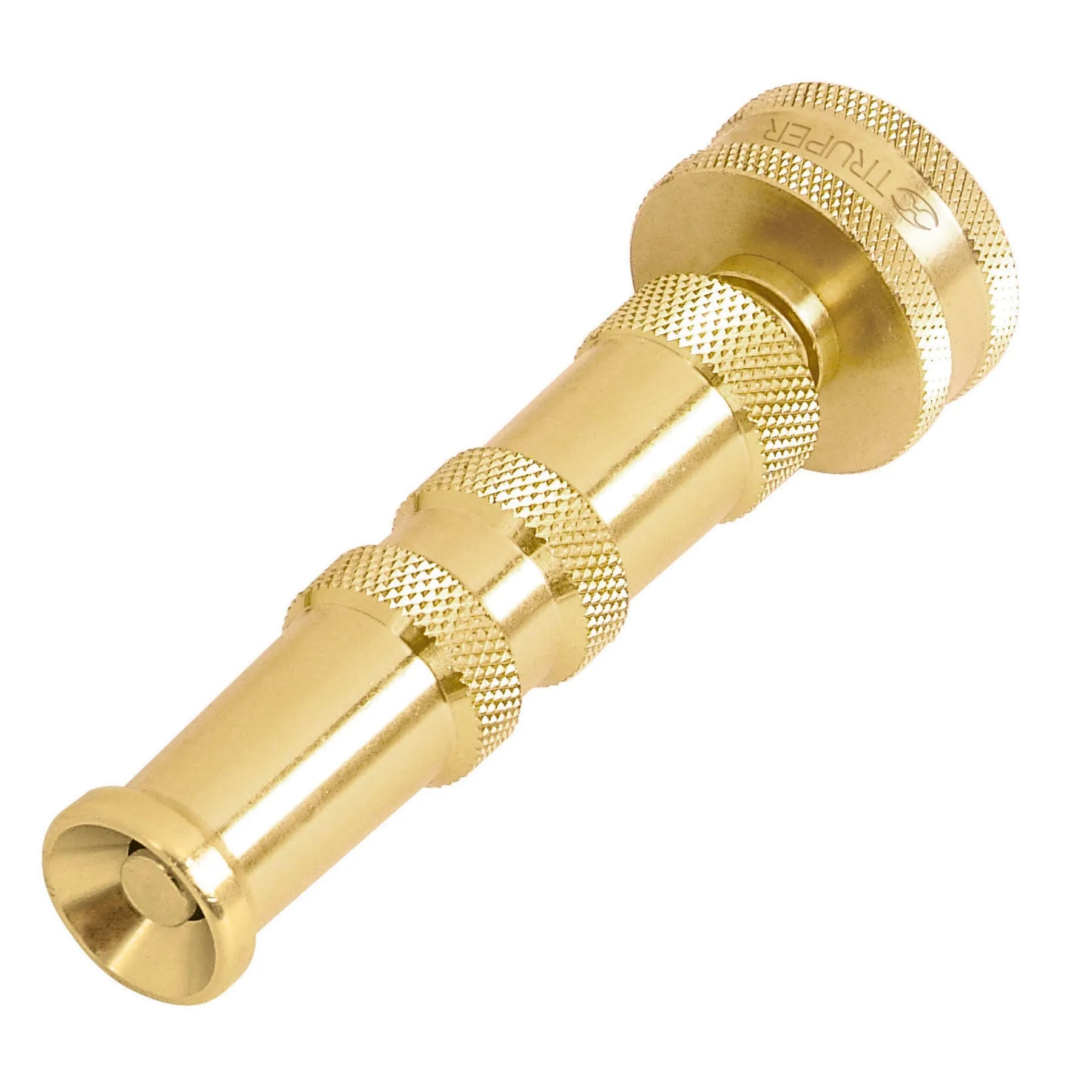 Chiflón 4" de latón maquinado para manguera, Truper / 13136