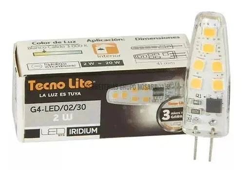 TECNO LITE BOM AMPOLLETA 2W G4-LED/02/30-