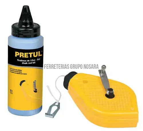 PRETUL TIRALINEAS C/REPUESTO 15MTS 28574-