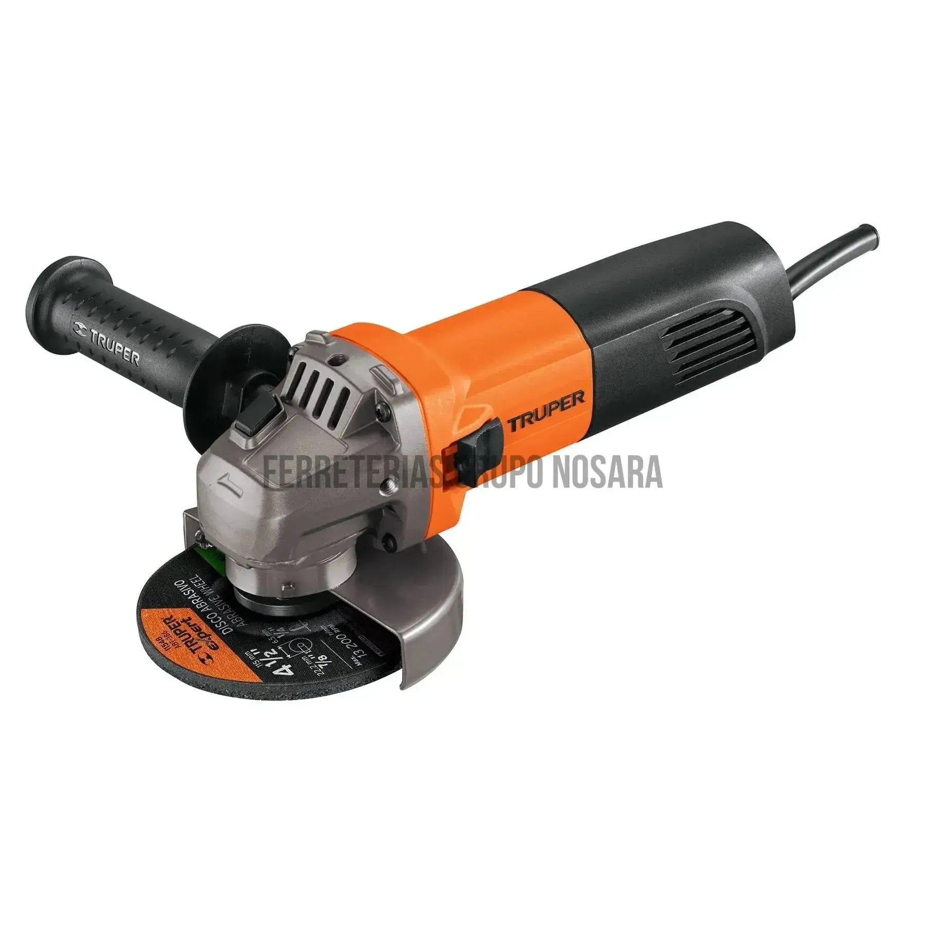 Esmeriladora angular 4-1/2" 800 W, profesional, Truper / 16683-