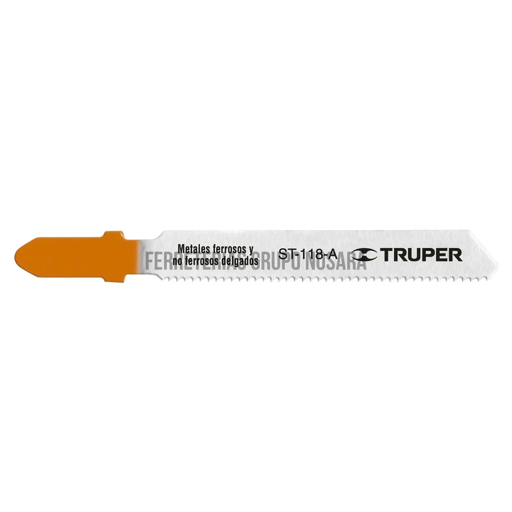 Blíster con 5 seguetas 21 DPP zanco "T" corte recto metal / 18128-