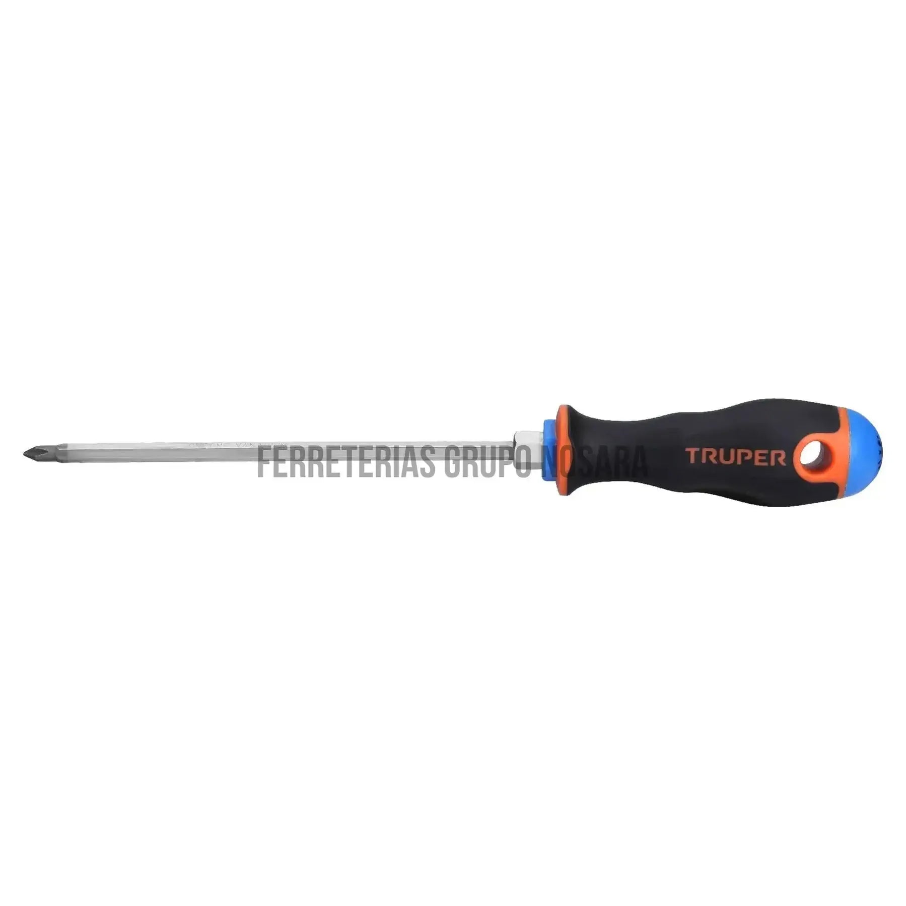 Desarmador de cruz 3/16" x 6" mango Comfort Grip, Truper / 14067-