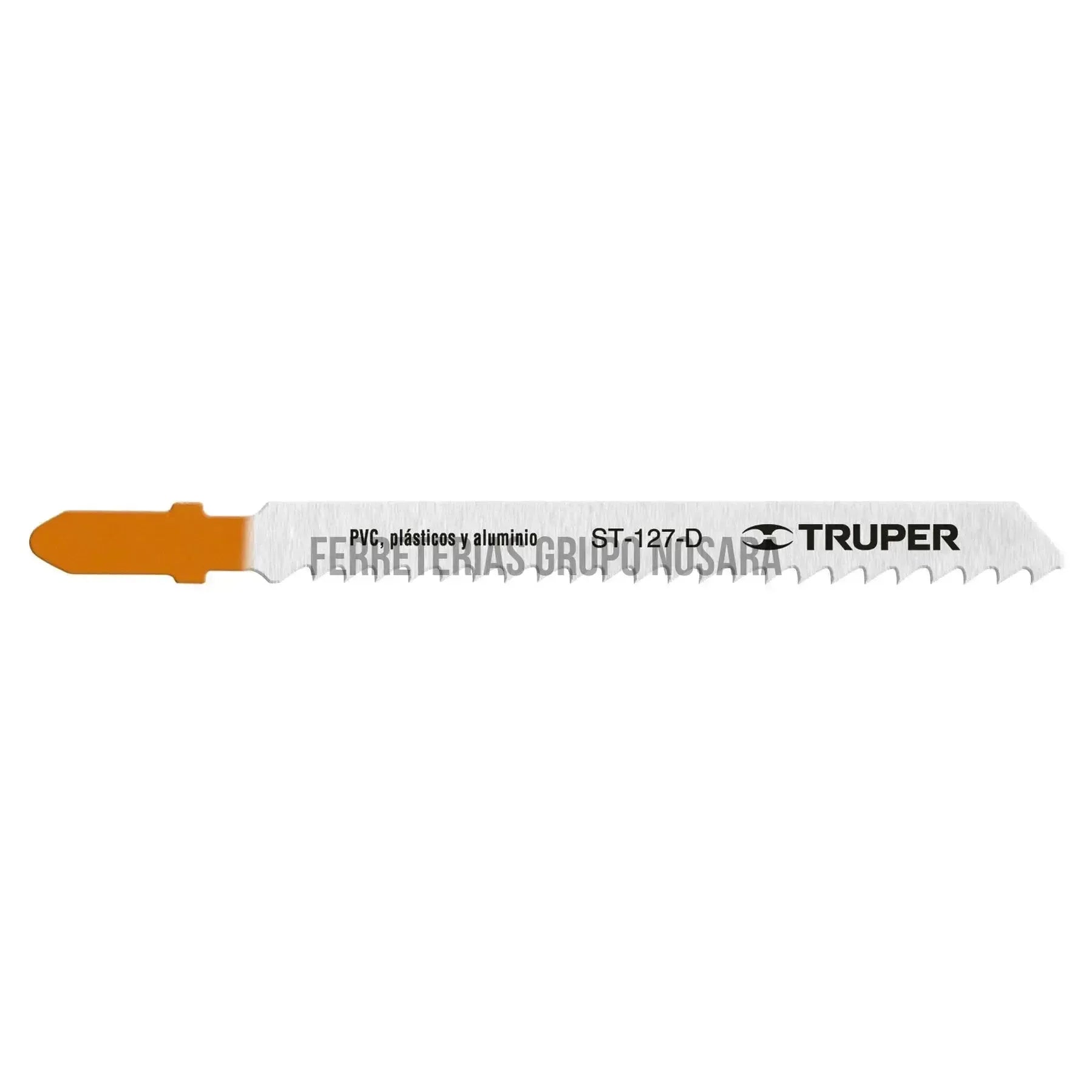 Blíster con 5 seguetas 8 DPP zanco "T" corte recto metal / 18132-