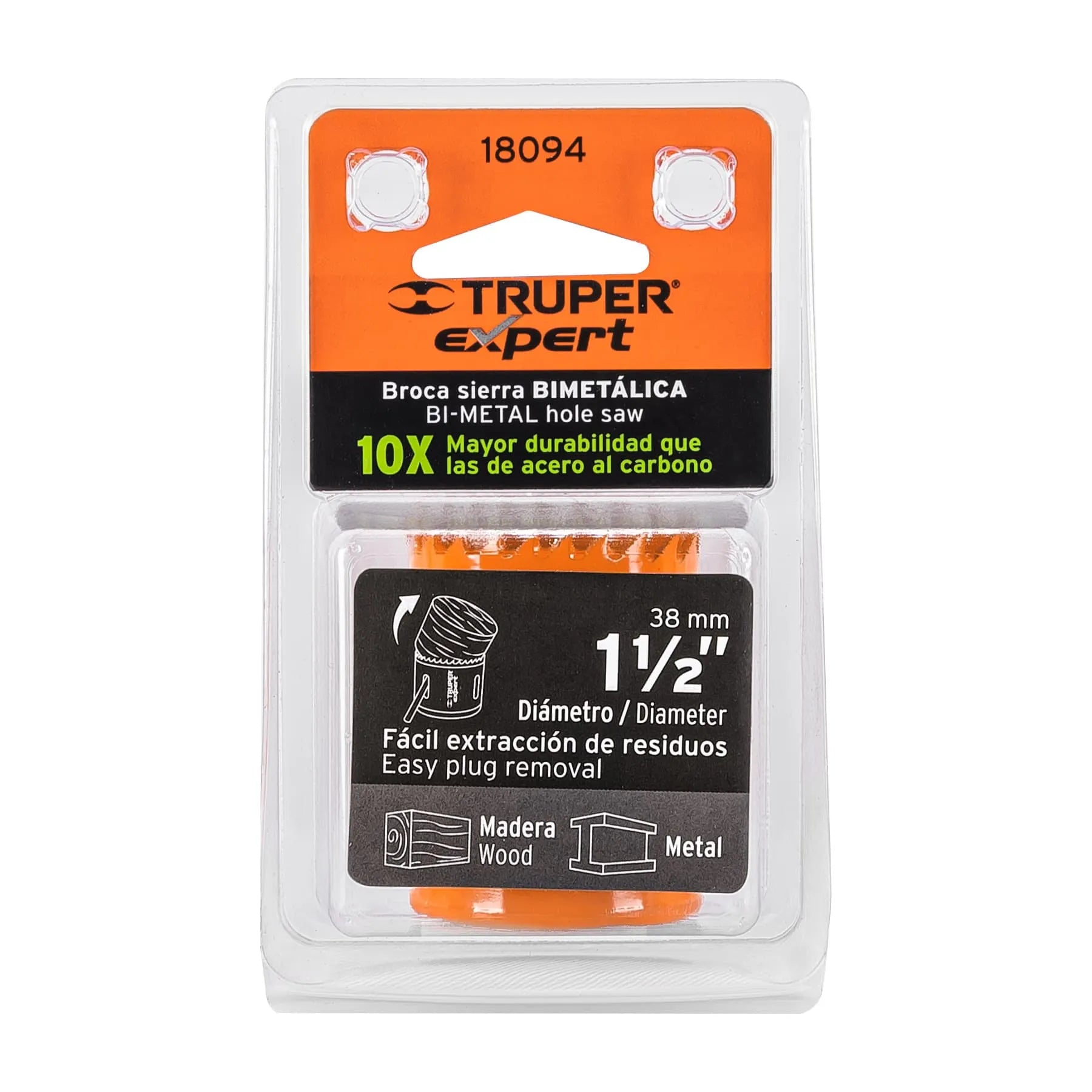 Broca sierra bimetálica 1-1/2 TRUPER / 18094-