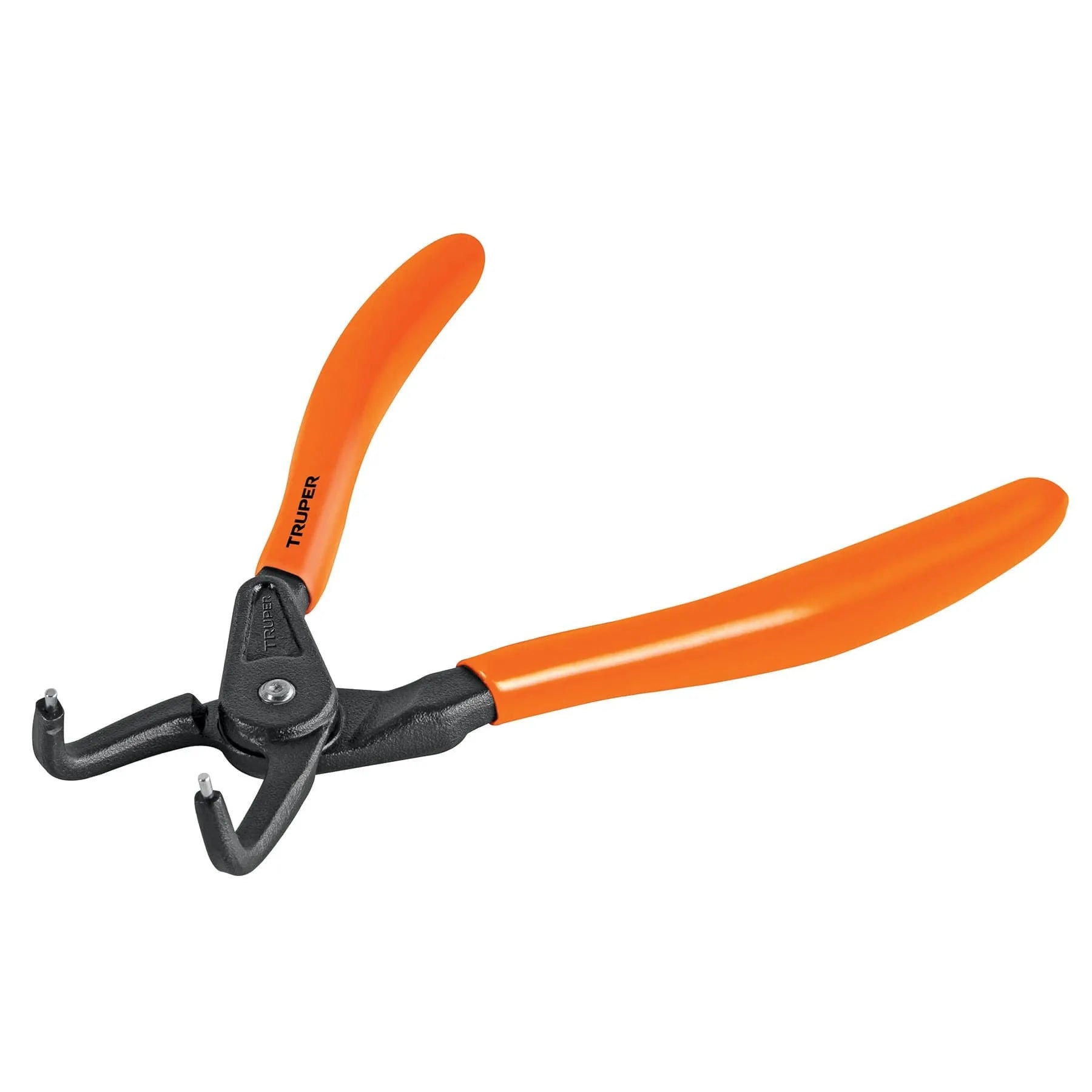Pinza punta a 90° 6-3/4' para cerrar anillos, mango de PVC / 17362-