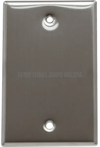 EAGLE PLACA CIEGA ACERO INOX #97151-