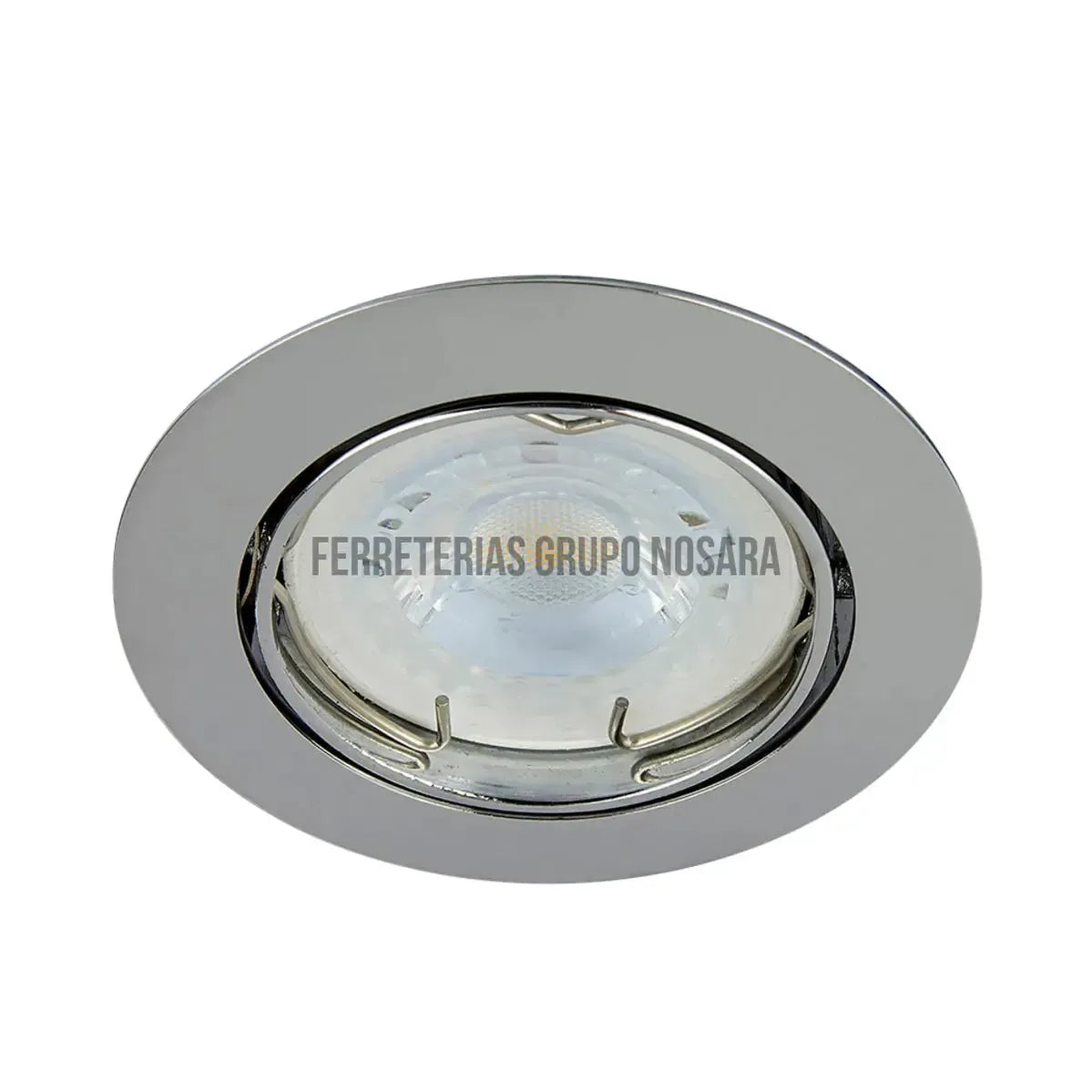 Lampara empotrada redonda GX5.3 50W 110V cromado Andora Tecnolite YD-330/CR-030252-7501668507137