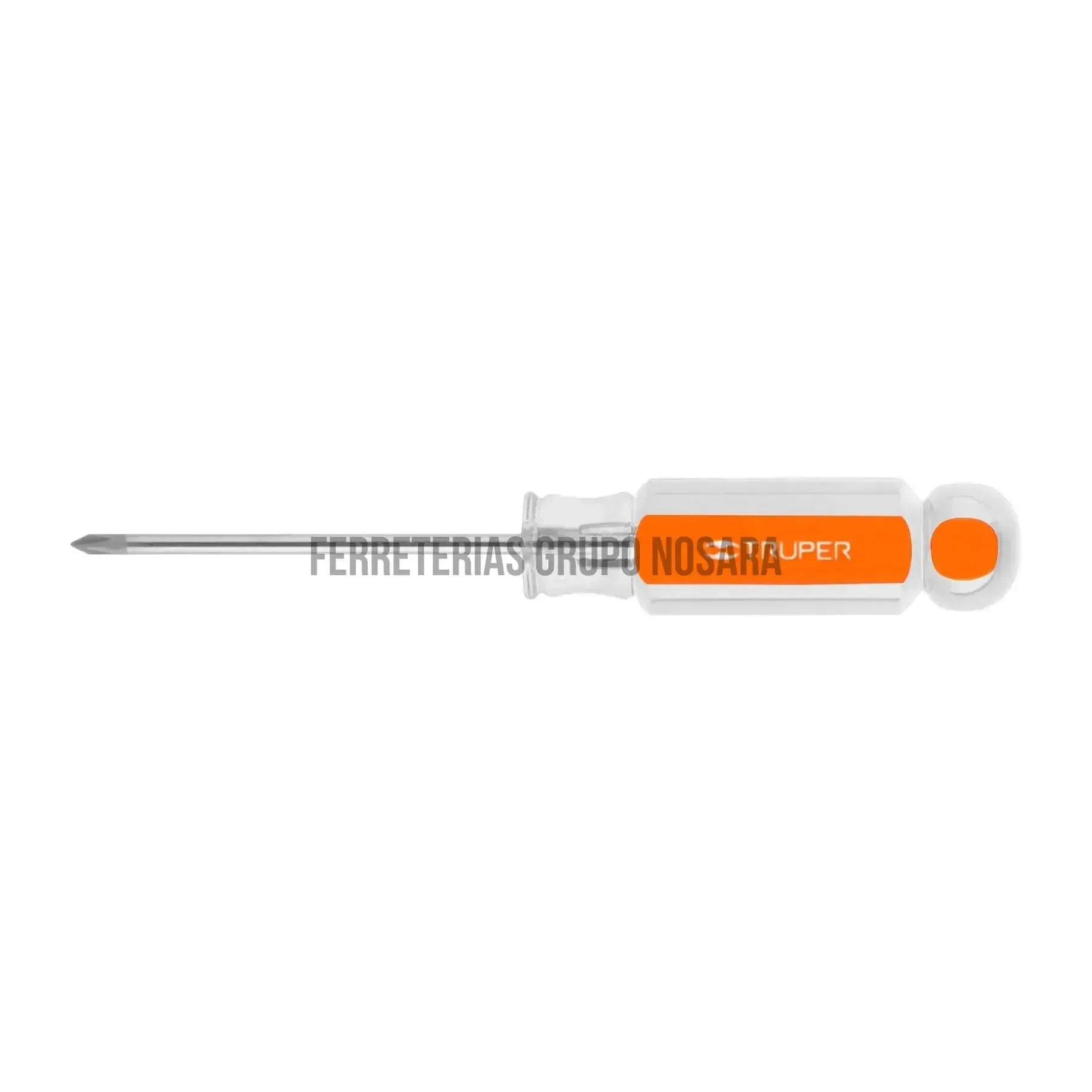 Desarmador de cruz 1/8" x 2-1/2" mango de acetato, Truper / 14050-