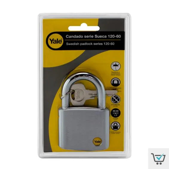 YALE CANDADO Y120 IGUALADOS 50MM