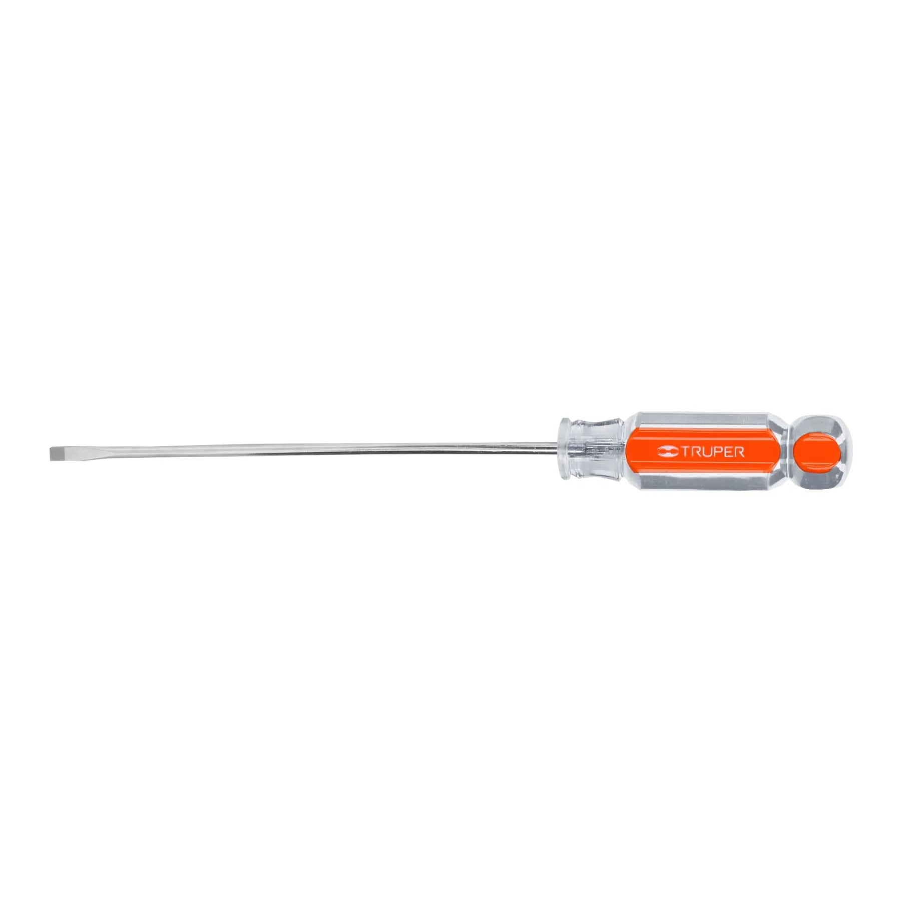 Desarmador cabinet 1/8" x 5" mango de acetato, Truper / 14020-