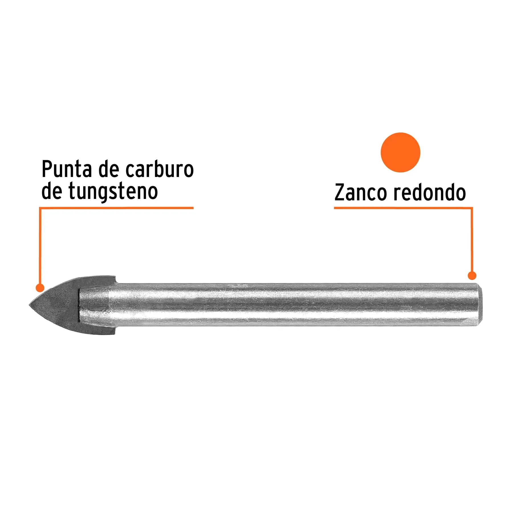 Broca para vidrio y azulejo de 1/2 TRUPER / 11705